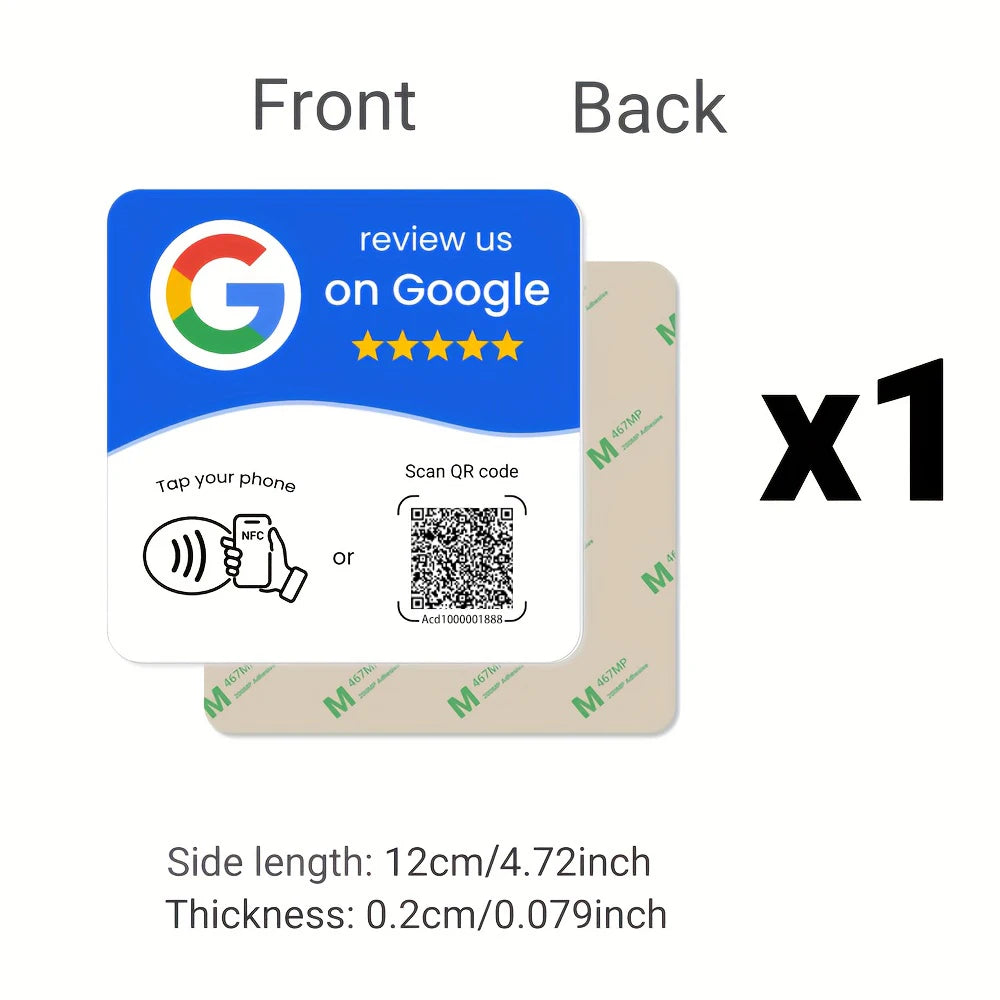 Karta NFC do opinii Google