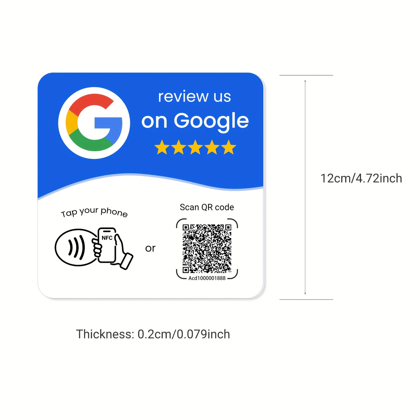 Karta NFC do opinii Google